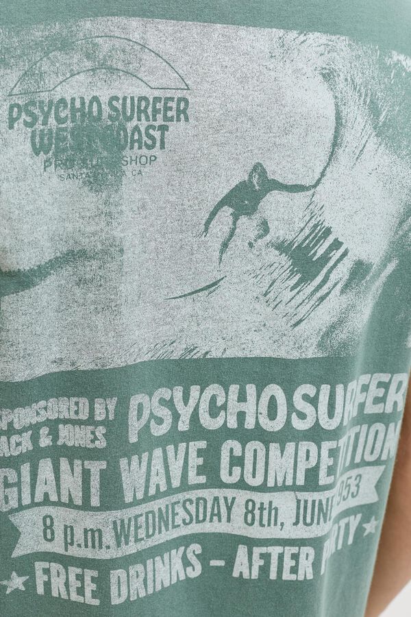 Jack & Jones T-shirt estampada logo Verde