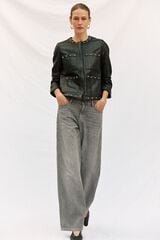 Cortefiel Studded jacket Black