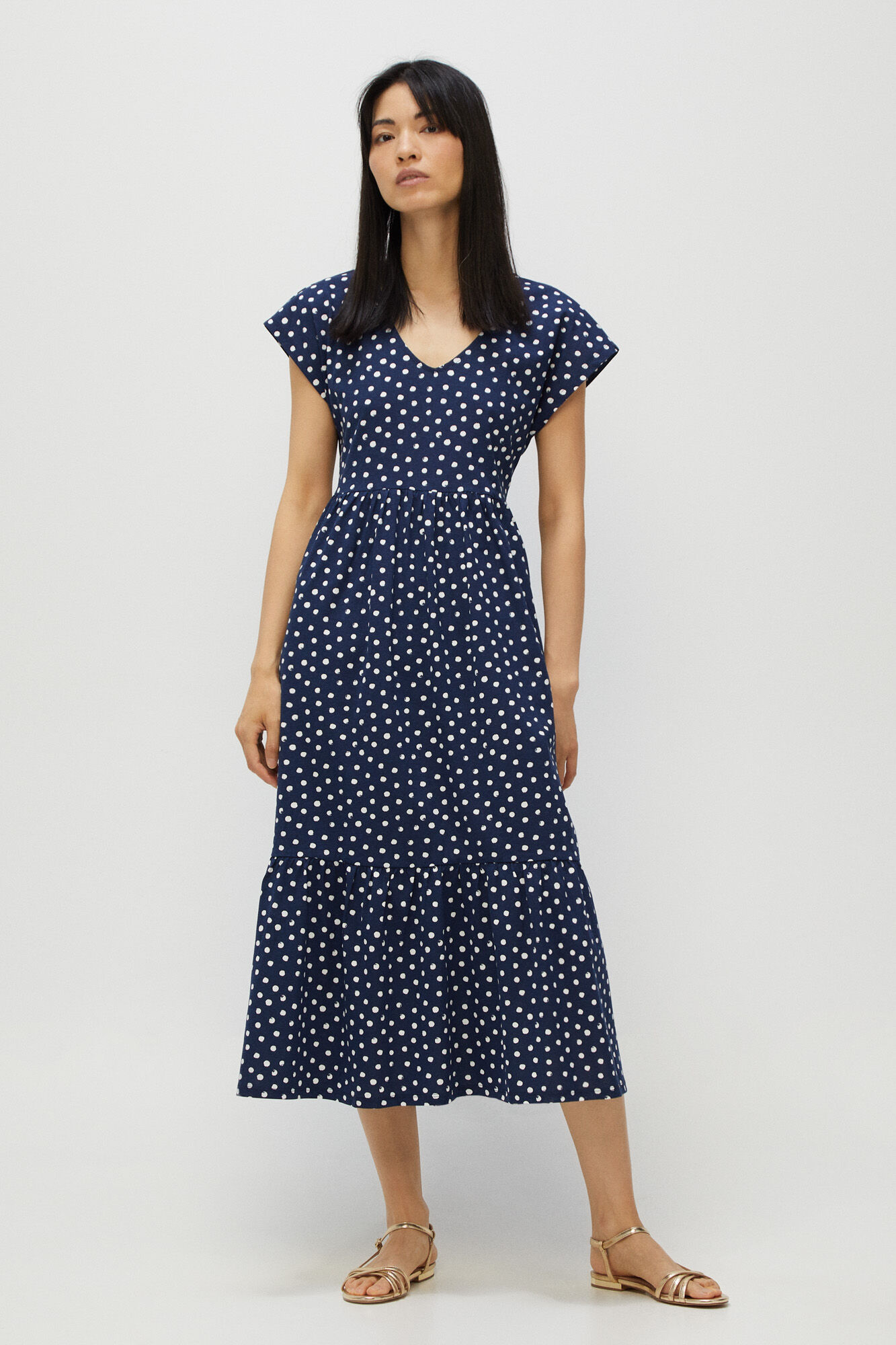Vestido clearance lunares cortefiel