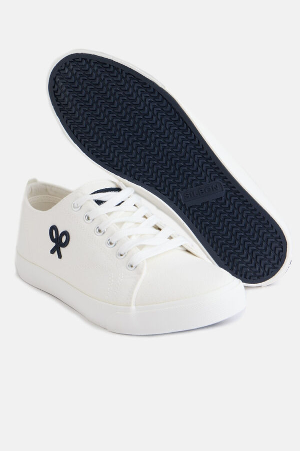 Silbon Classic canvas sneaker White
