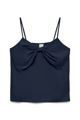 Vero Moda Top lazo con tirantes ajustables Azul marino