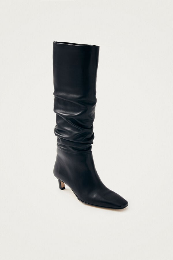 Alohas Botas de cuero Kalila Negro
