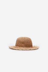 Cortefiel Woven hat Nude
