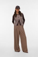 Vero Moda Colete de malha  Castanho