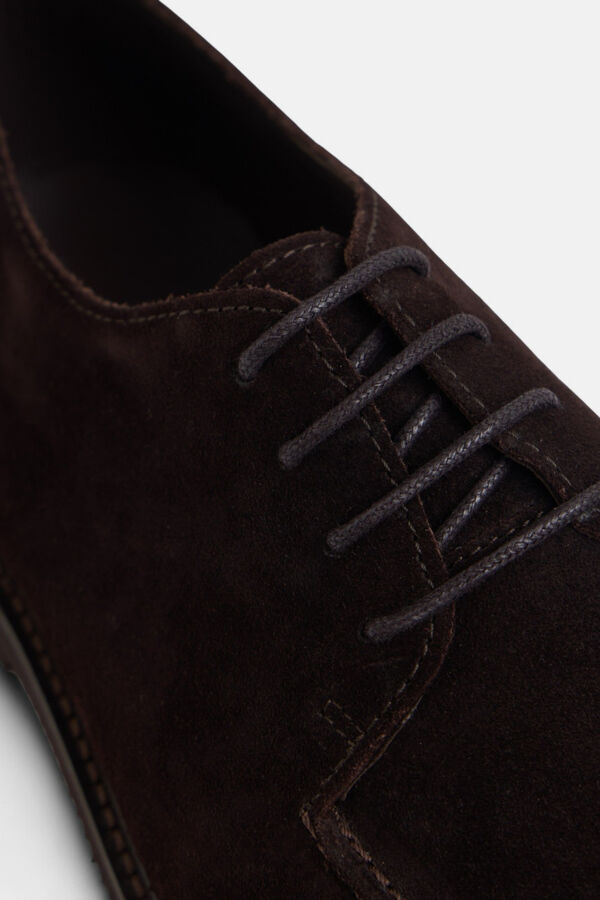 Silbon sapato clássico de croute Castanho