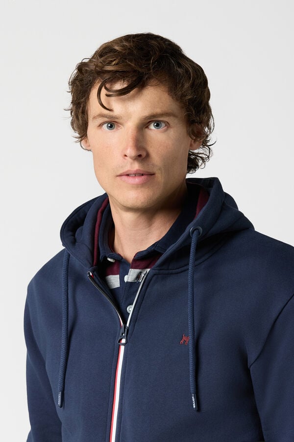 Williot Williot zip fastening sweatshirt Navy