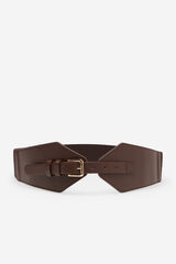 Cortefiel Soft sash belt Brown
