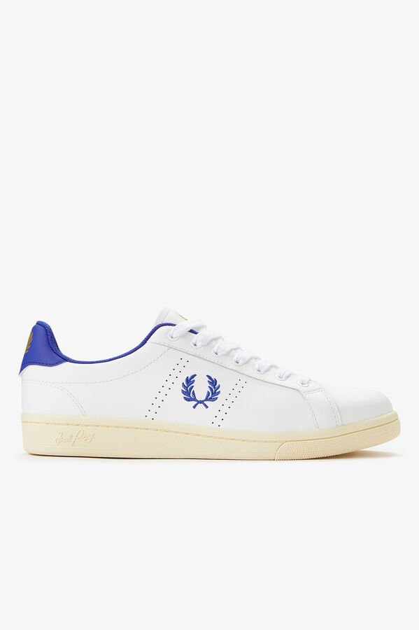 Fred Perry Sapatilhas B721 em pele Branco