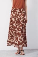 Cortefiel Saia estampada Impress&atilde;o