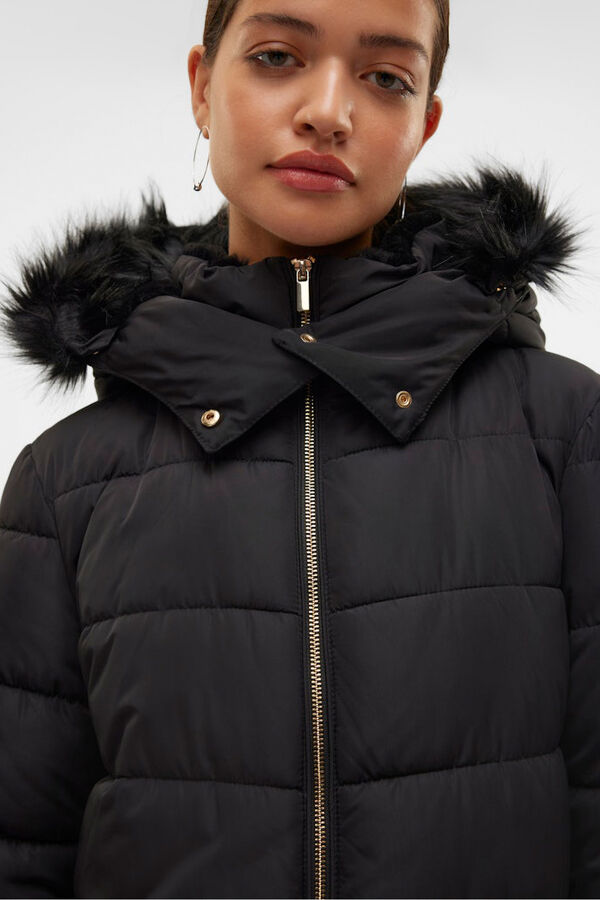 Vero Moda Casaco midi sobretudo  Preto