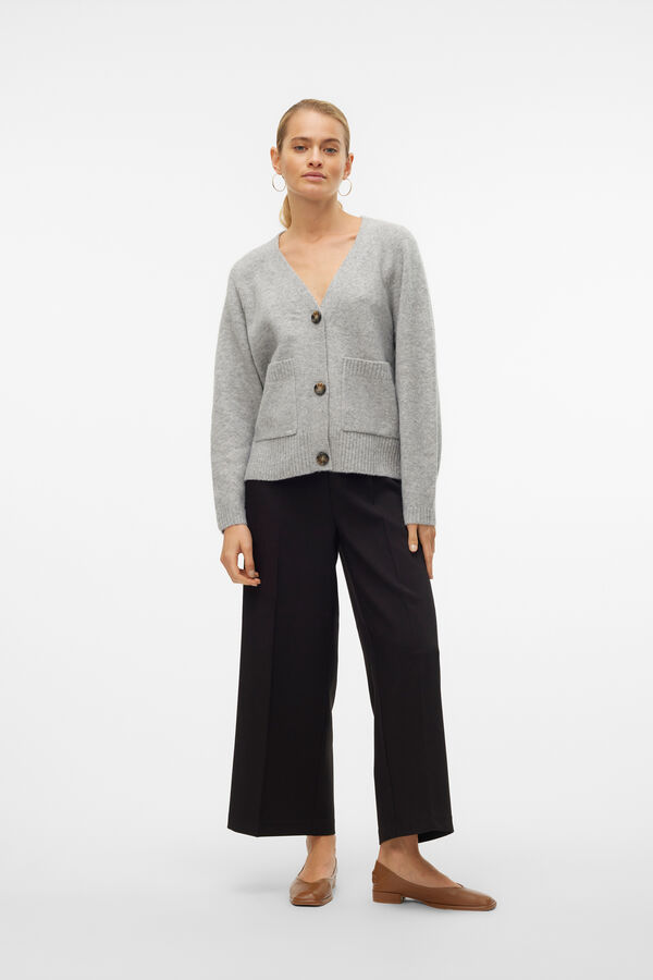 Vero Moda Cardigan with pockets Grey