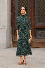 Pol&iacute;n Et Moi Verona long dress Green