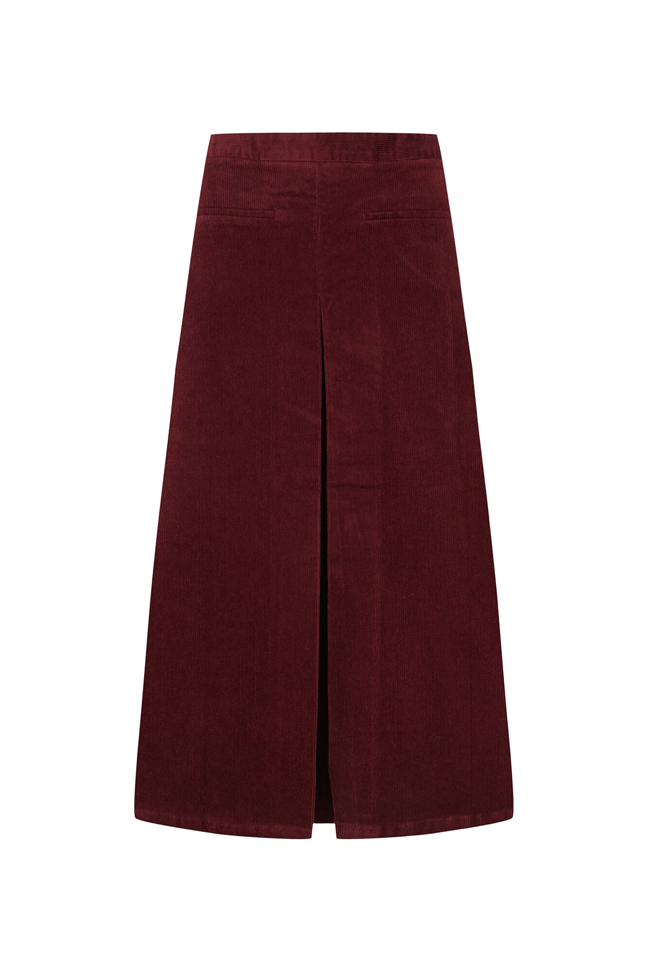Cortefiel Corduroy piping pocket skirt