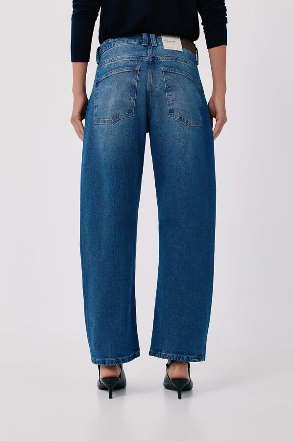 Cortefiel Barrel jeans Blue