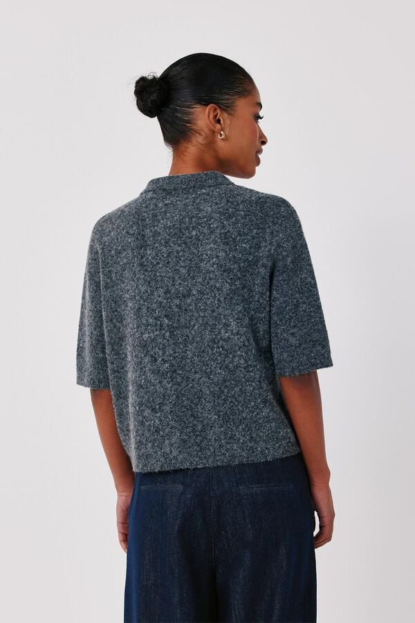 Cortefiel Jewel button jacket Dark grey