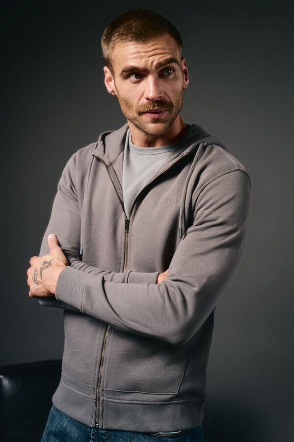 OOTO Sweatshirt com capuz Cinzento