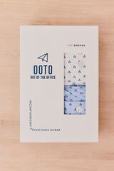 OOTO Pack 2 boxer em tecido Azul