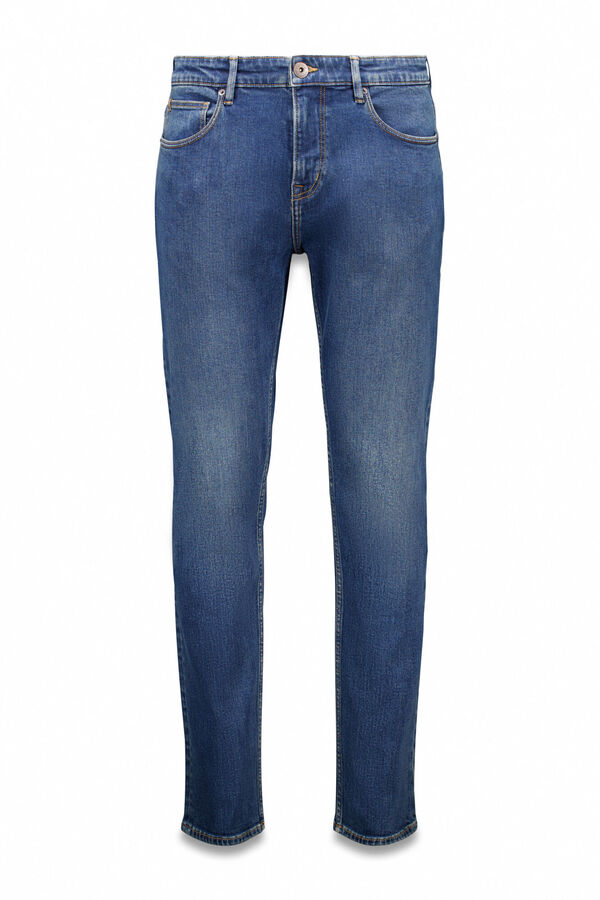 Cortefiel Slim fit jeans Blue