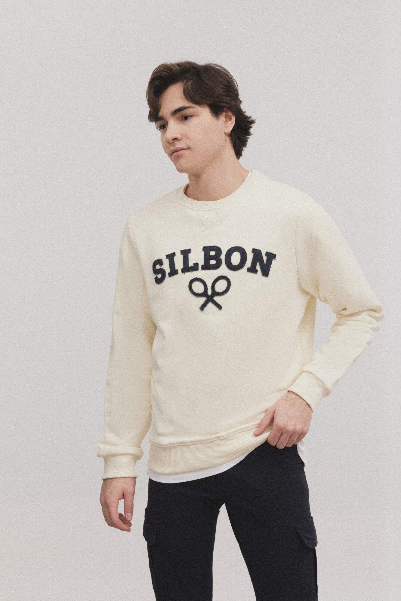 Sudadera silbon raqueta Sudaderas hombre Cortefiel