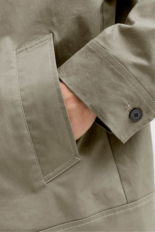 Jack & Jones Casaco curto de tecido plano Verde