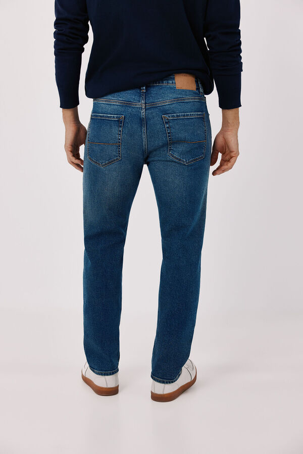 Cortefiel Slim fit jeans Blue