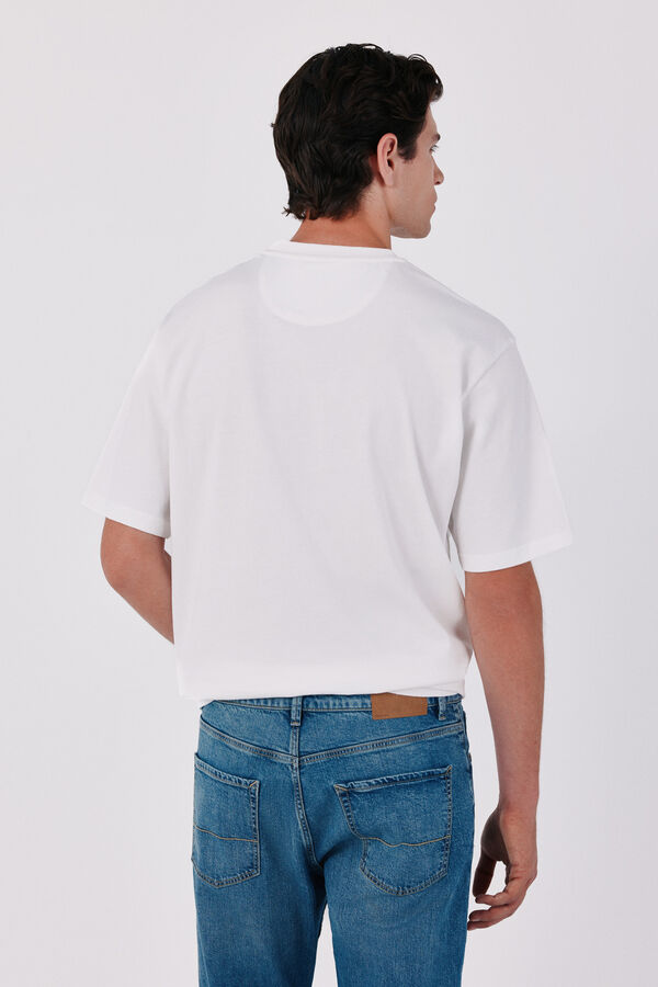 Cortefiel Plain T-shirt White