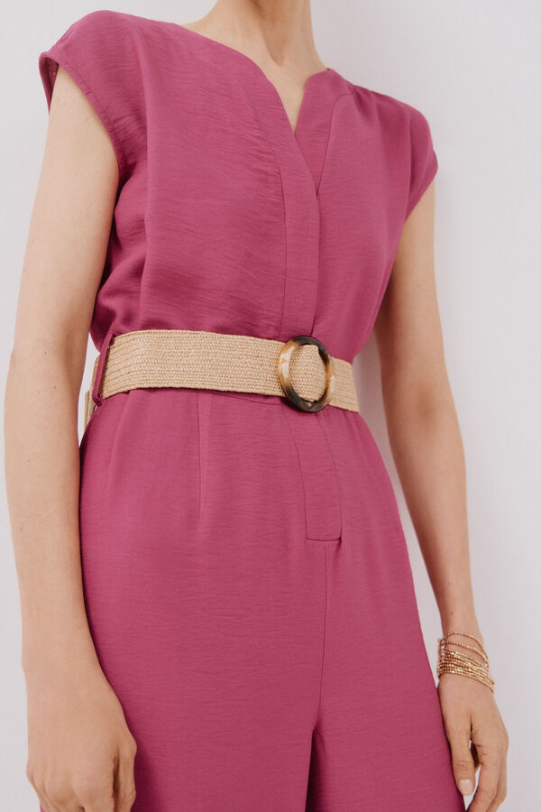 Cortefiel Jumpsuit with belt Multicolour
