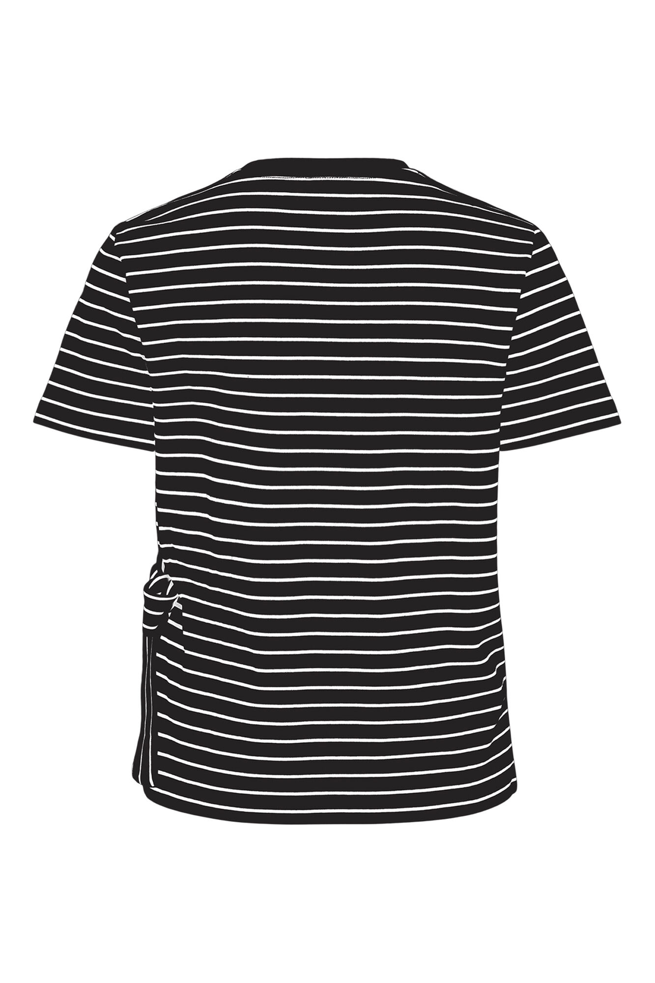 Vila T-shirt com la&ccedil;ada em algod&atilde;o org&acirc;nico