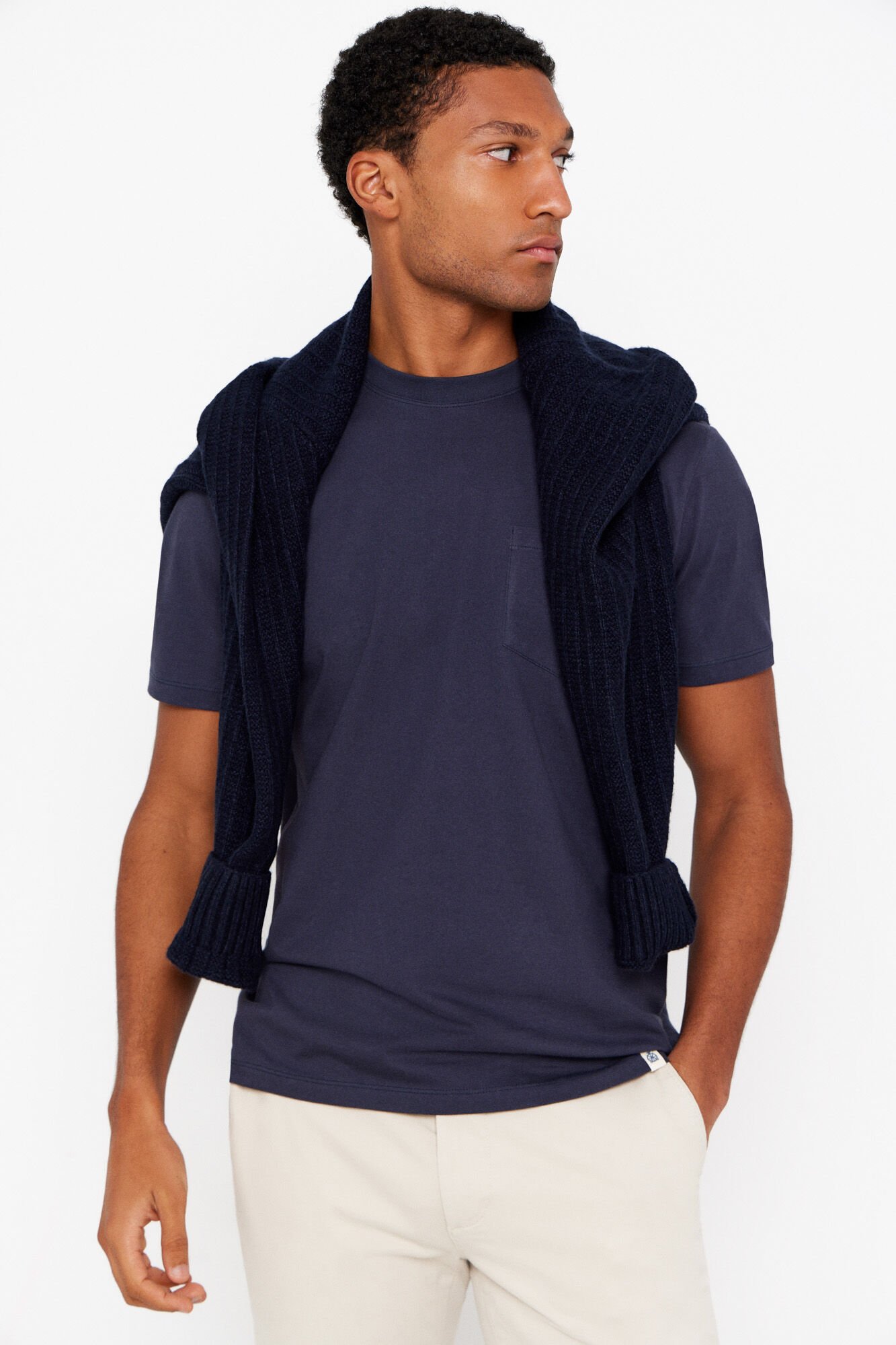 Camiseta basica bolsillo Camisetas de hombre Cortefiel