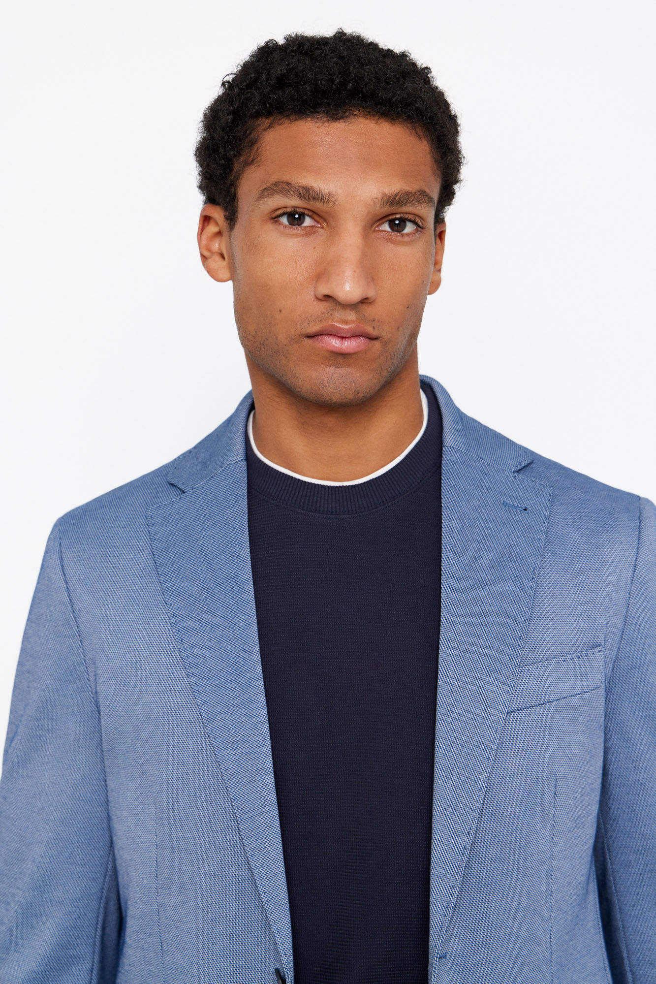 Jersey knit clearance blazer
