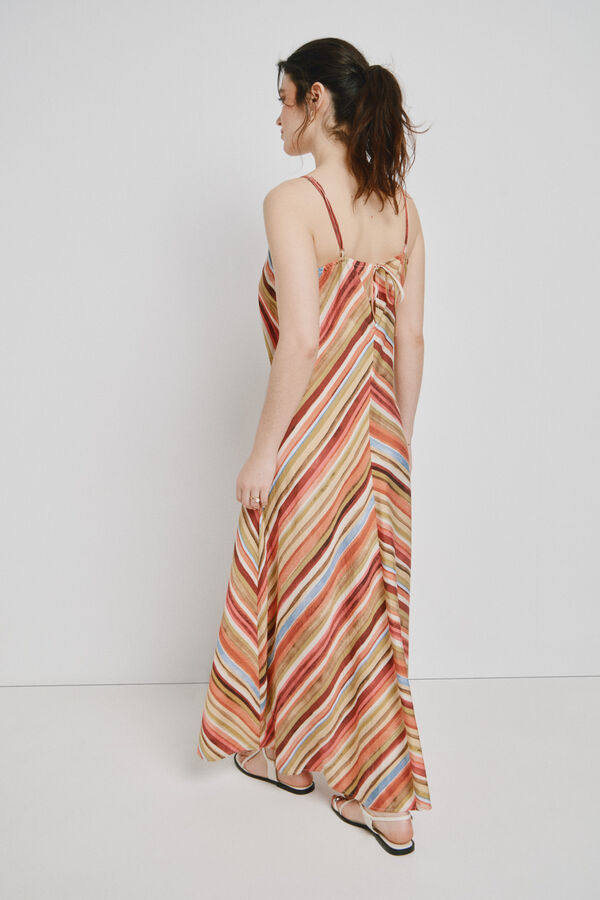 Vero Moda Ankle-length strap dress Orange