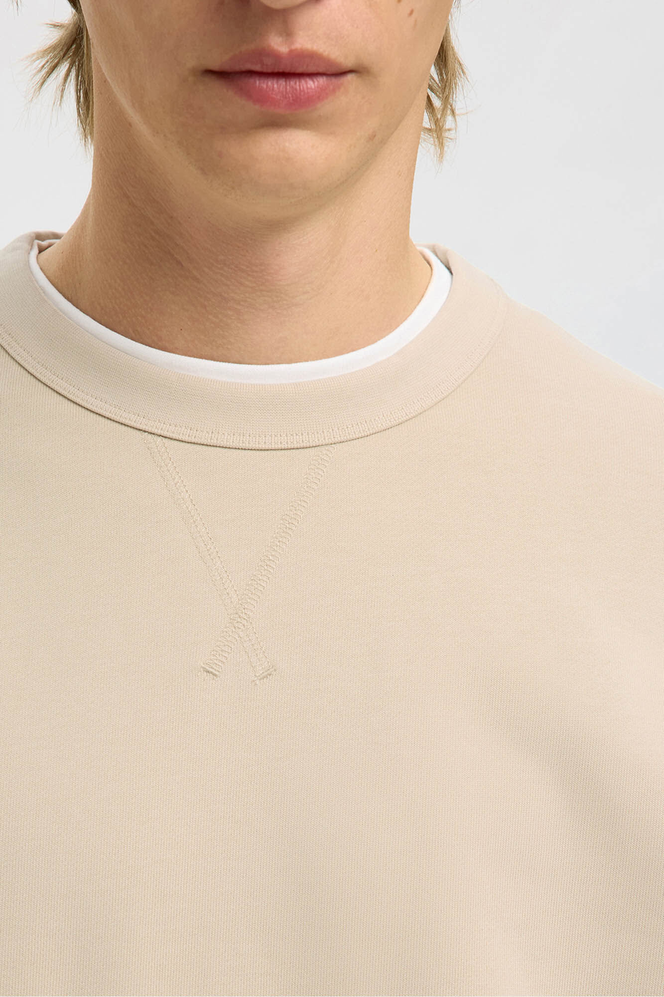 Selected Sweatshirt 100% algod&atilde;o org&acirc;nico