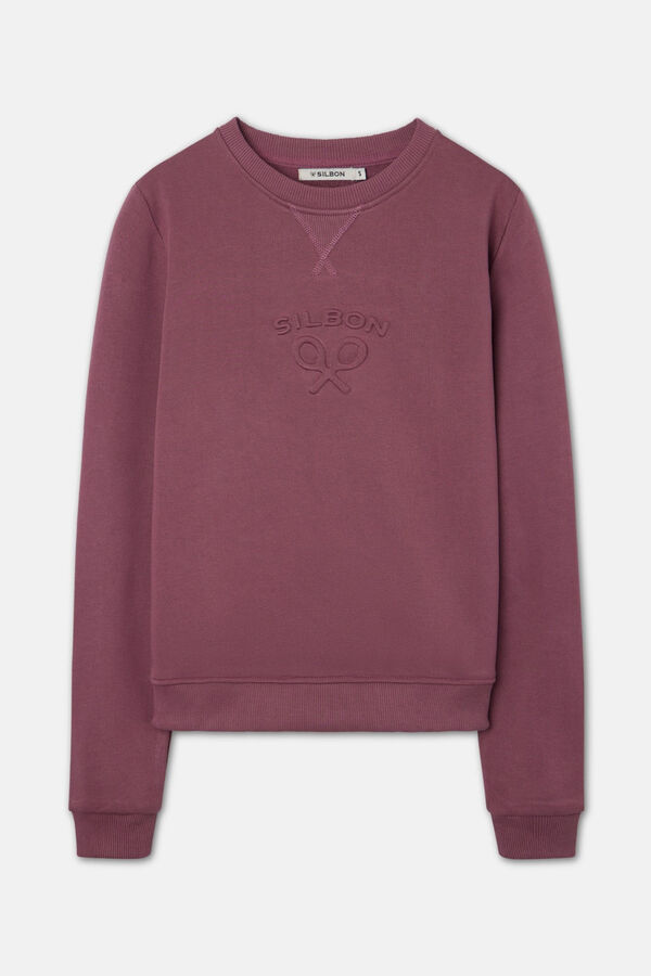 Cortefiel Classic whistle woman sweatshirt Maroon