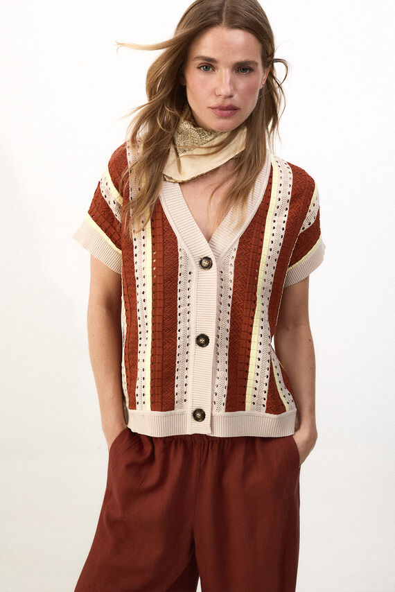 Chaqueta rayas verticales