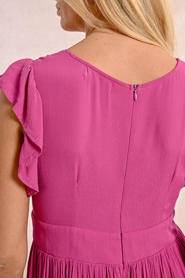 Molly Bracken Vestido manga curta Roxo