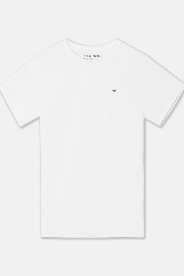 Silbon T-shirt silbon minilogo Branco