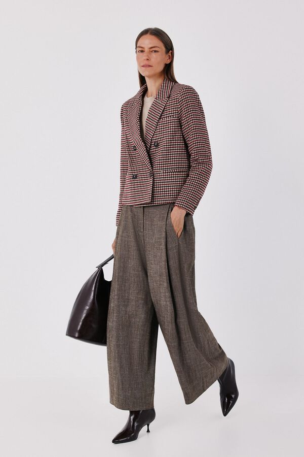 Cortefiel Blazer corta Granate