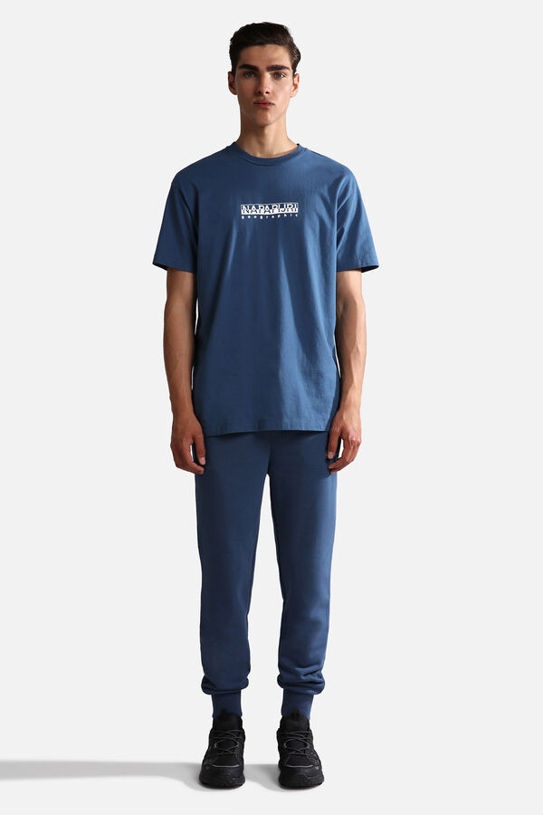 Cortefiel Camiseta de manga corta Box Blue