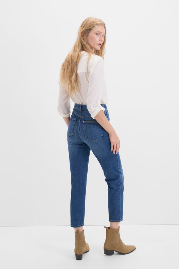 Cortefiel Mom jeans Blue