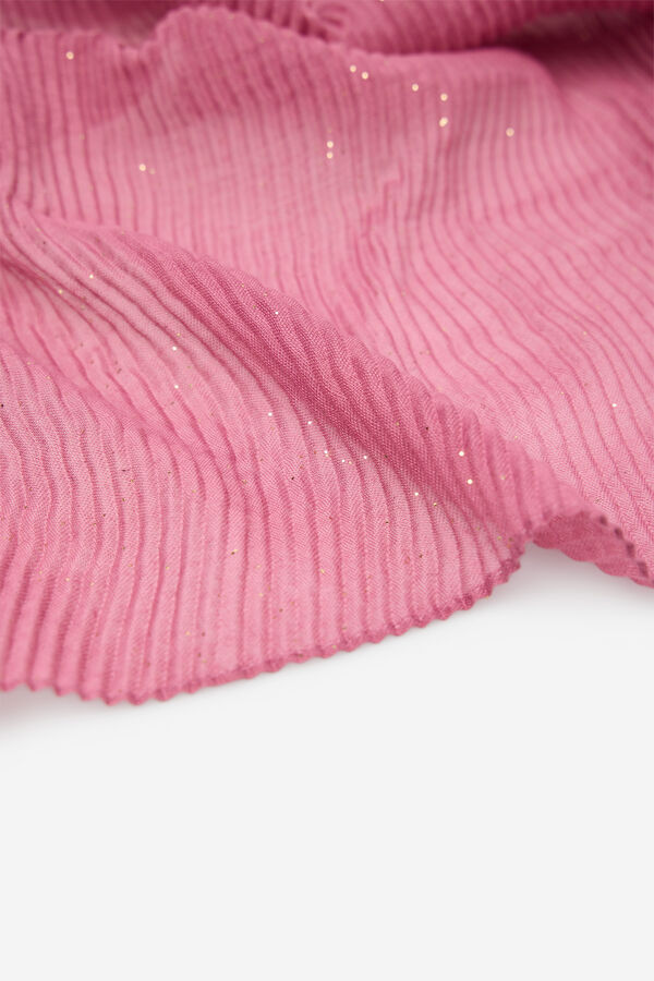 Cortefiel Cachecol plissado em lurex Subiu