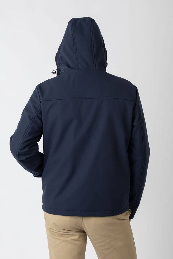 Privata Casaco softshell com capuz Azul