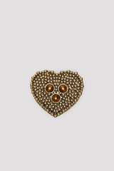 Cortefiel Broche met&aacute;lico Dorado