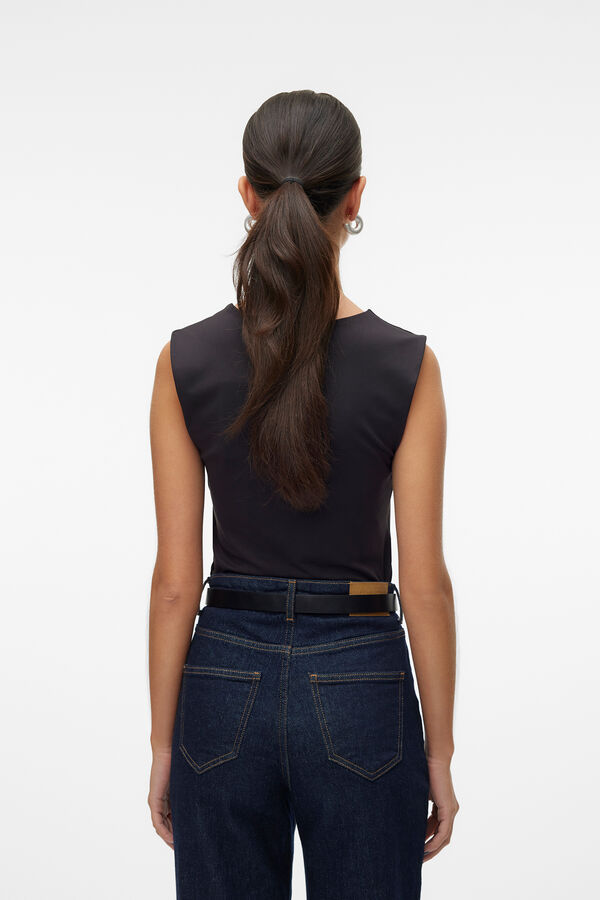 Vero Moda Top tirante ancho Negro