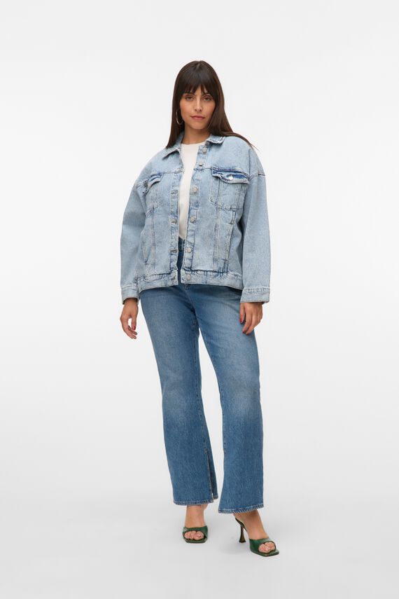 Chaqueta vaquera talla grande