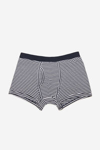 Cortefiel Striped jersey-knit boxers Navy