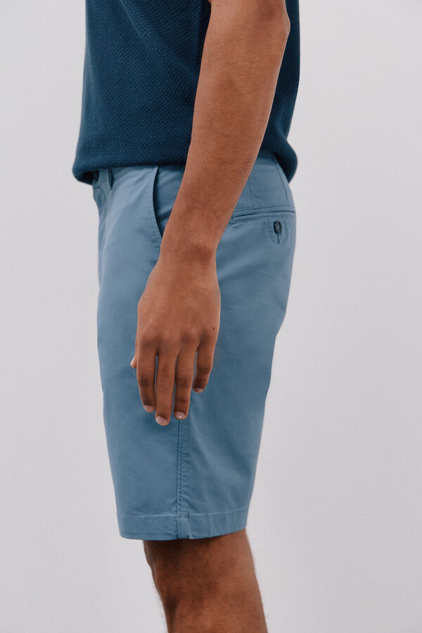 Cortefiel Chino bermuda shorts Blue