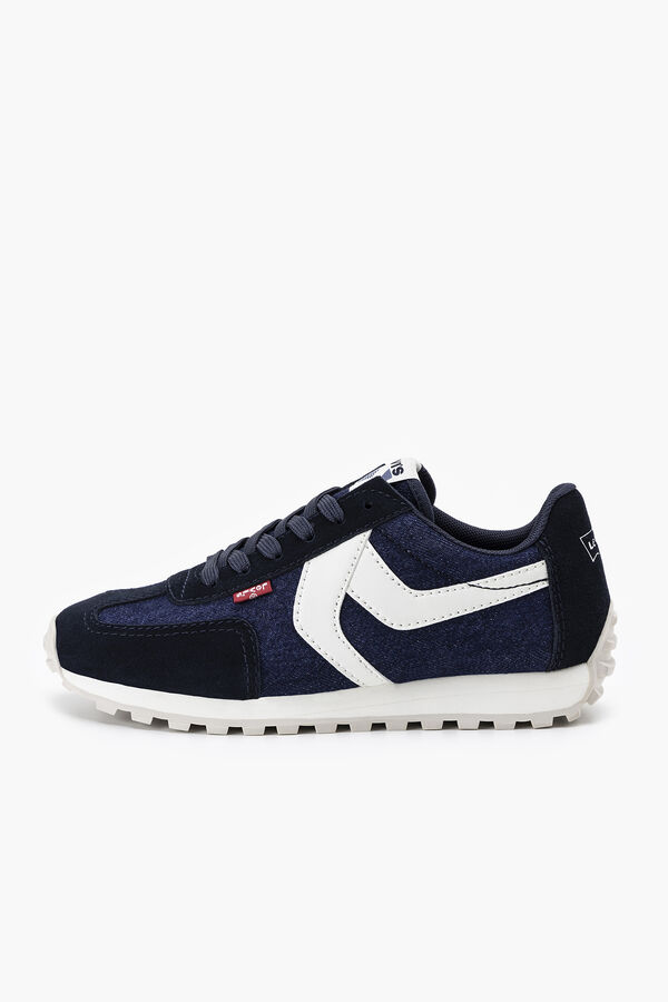 Cortefiel Stryder Red Tab S trainers Navy