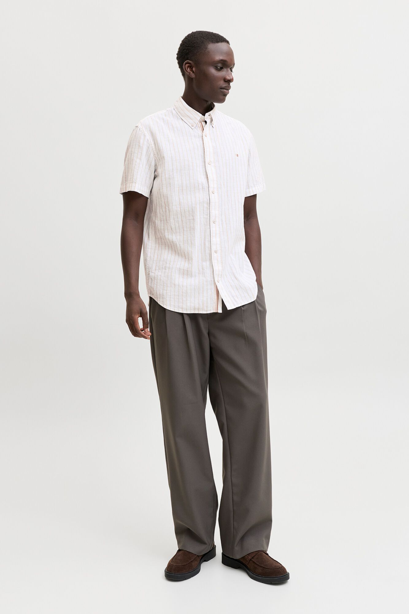 Jack & Jones Linen short sleeve shirt