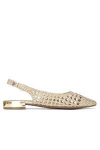 XTI Sabrinas de malha entran&ccedil;ada com salto baixo