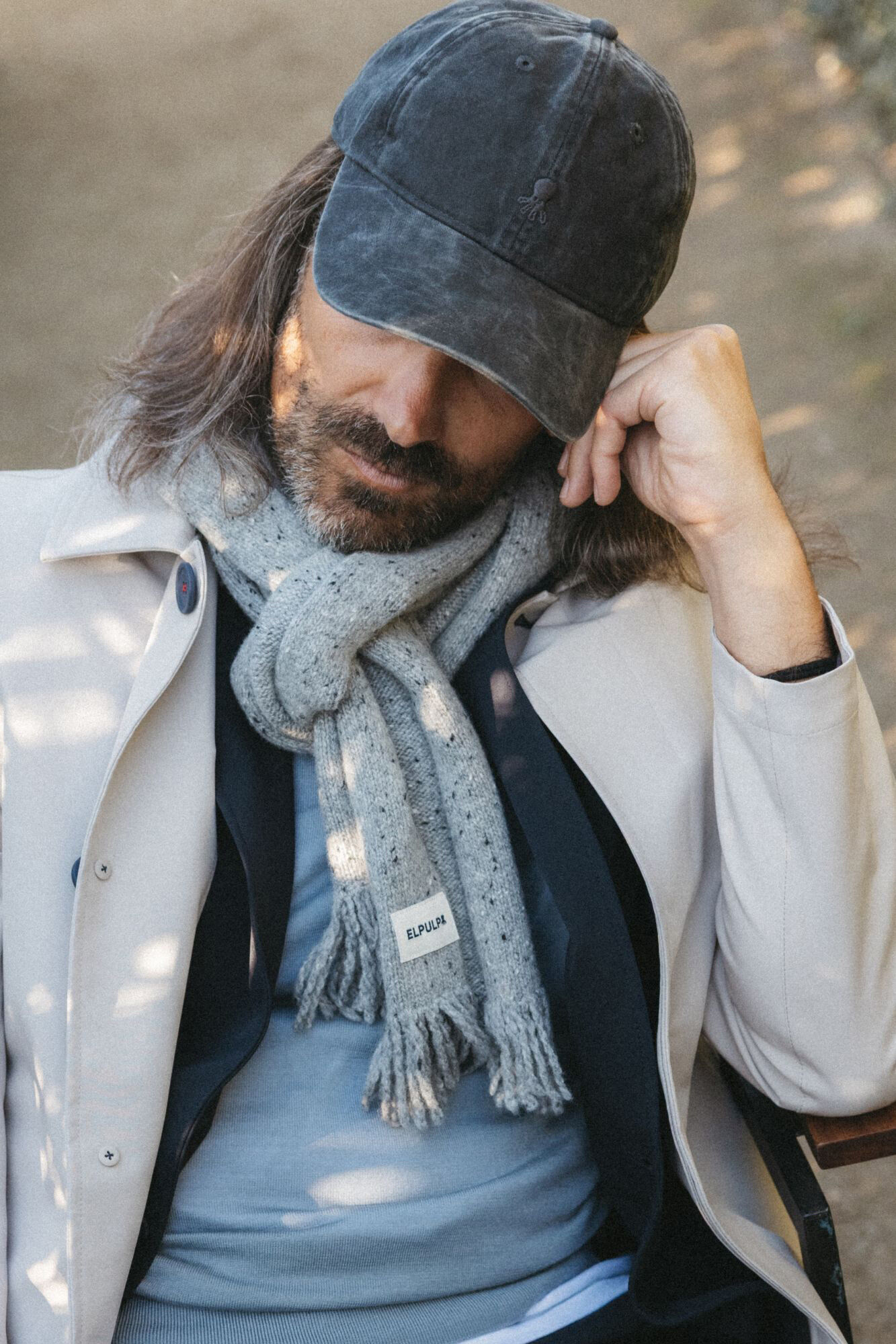 elPulpo Gorra lavada bordado